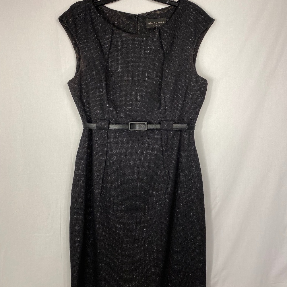 Y2K Connected Apparel Belted Semi-formal Dress